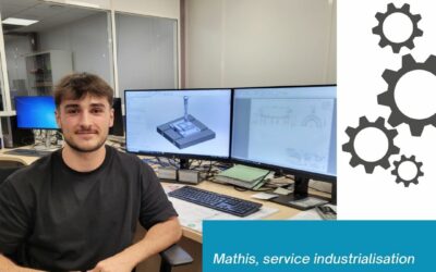 Mathis, diplômé et embauché chez INODEC après un Bachelor GMP (Génie Mécanique et Productique)